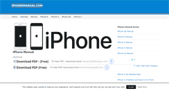 Desktop Screenshot of iphonemanual.com